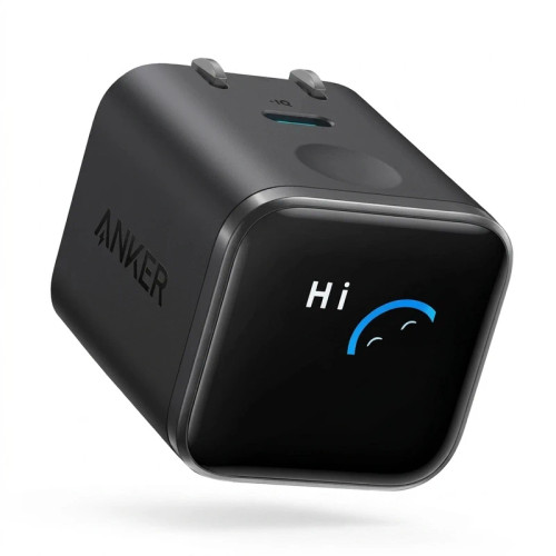 شارژر دیواری 45 وات انکر مدل A121D، اتصال دو پین اروپایی، درگاه خروجی USB-C، دارای قابلیت شارژ سریع و شارژ ایمن، تکنولوژی شارژ PD و PPS