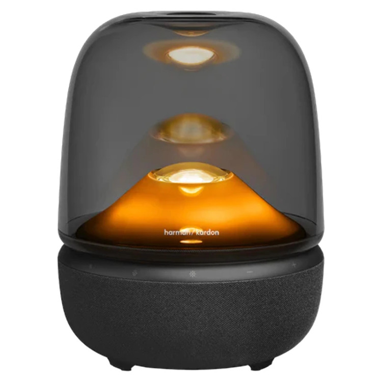 اسپیکر بلوتوثی هارمن کاردن مدل Aura Studio 5، با توان خروجی 160 وات، دارای نور RGB و سابووفر 143 میلیمتری، قابل حمل