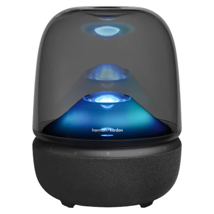 اسپیکر بلوتوثی هارمن کاردن مدل Aura Studio 5، با توان خروجی 160 وات، دارای نور RGB و سابووفر 143 میلیمتری، قابل حمل