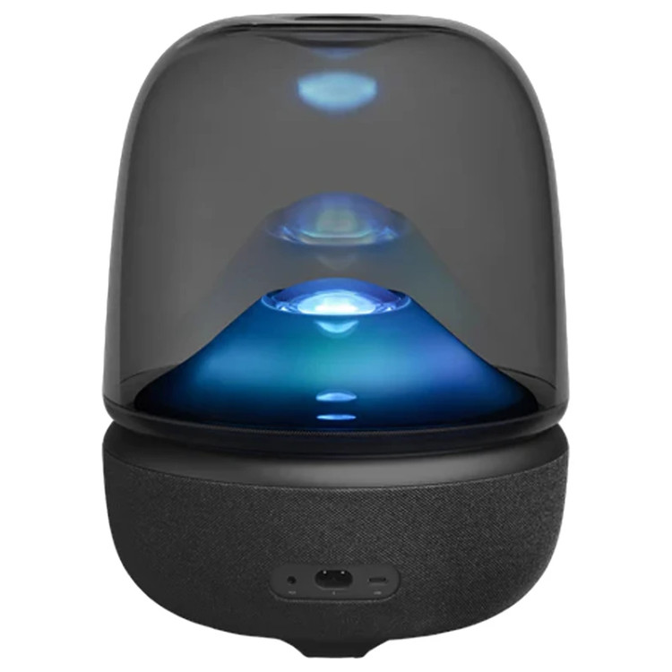 اسپیکر بلوتوثی هارمن کاردن مدل Aura Studio 5، با توان خروجی 160 وات، دارای نور RGB و سابووفر 143 میلیمتری، قابل حمل